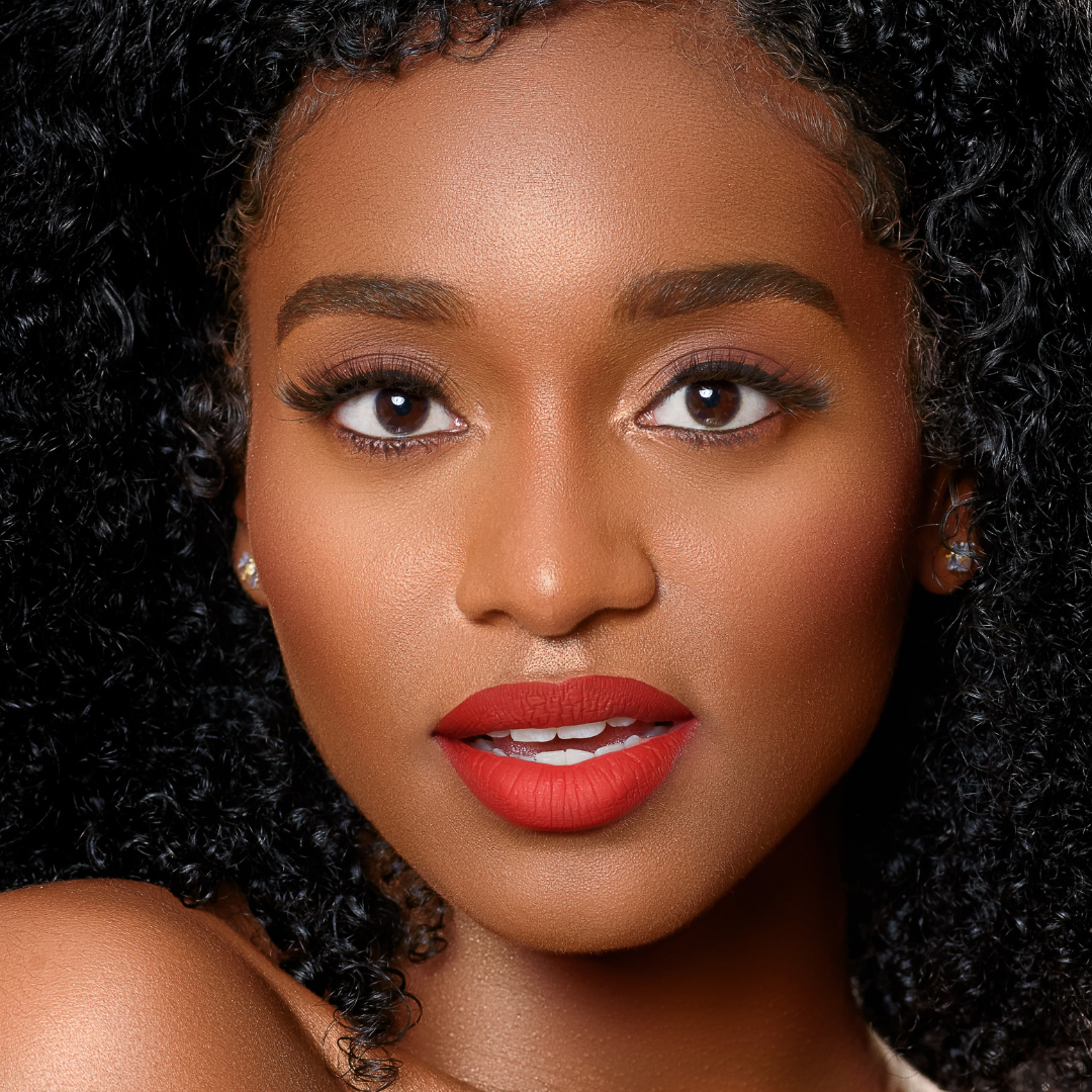 Gabby Glam - Fierce a Best Universal Red Liquid Matte Lipstick that is vegan, cruelty free, long lasting and mask friendly 